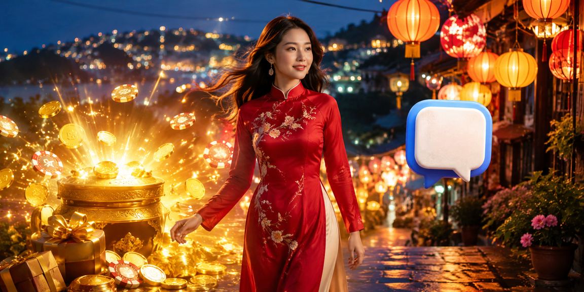 Trò chơi slot tại khu vực Đà Lạt mang phong cách Áo Dài