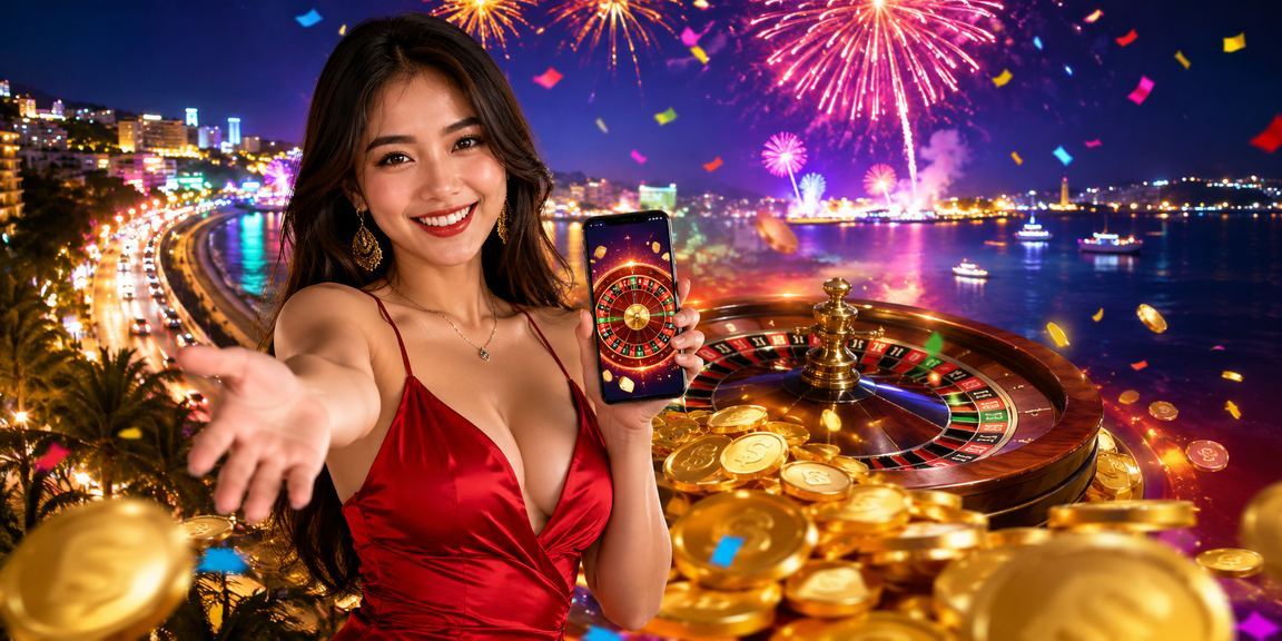 Khung cảnh chơi Roulette tại lễ hội Phan Thiết